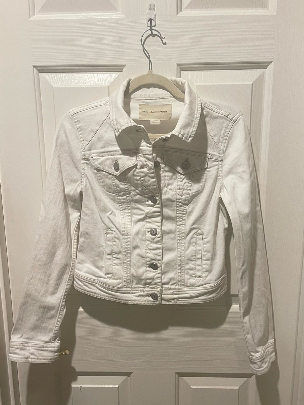 Pilcro White Denim Jean Jacket